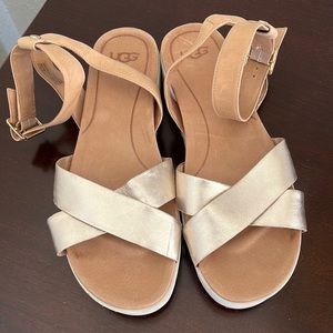 UGG summer ankle strap sandals size 9 1/2